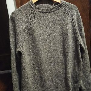 J Crew Men's Donegal Wool Sweater, Size L